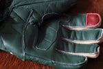 Fonda Gloves - Green/Red/Cream