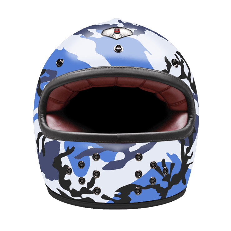 Full Face Camouflage Blue